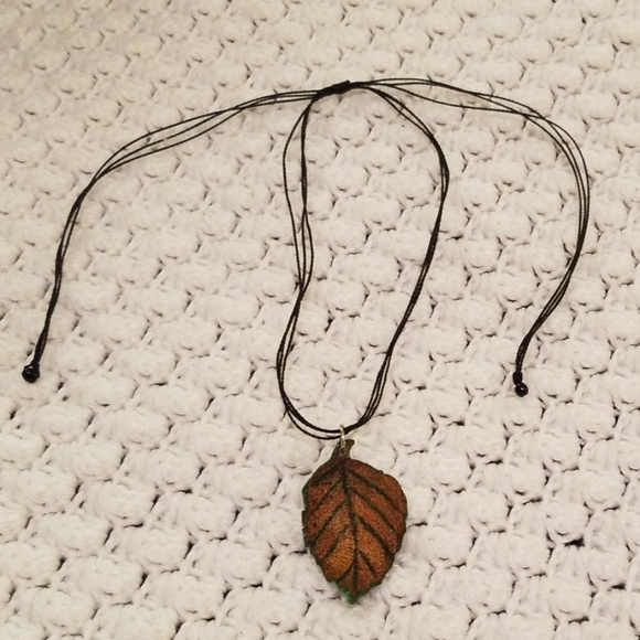 Orange Peel Necklace, Reversible and Adjustable - Picture 4 of 5